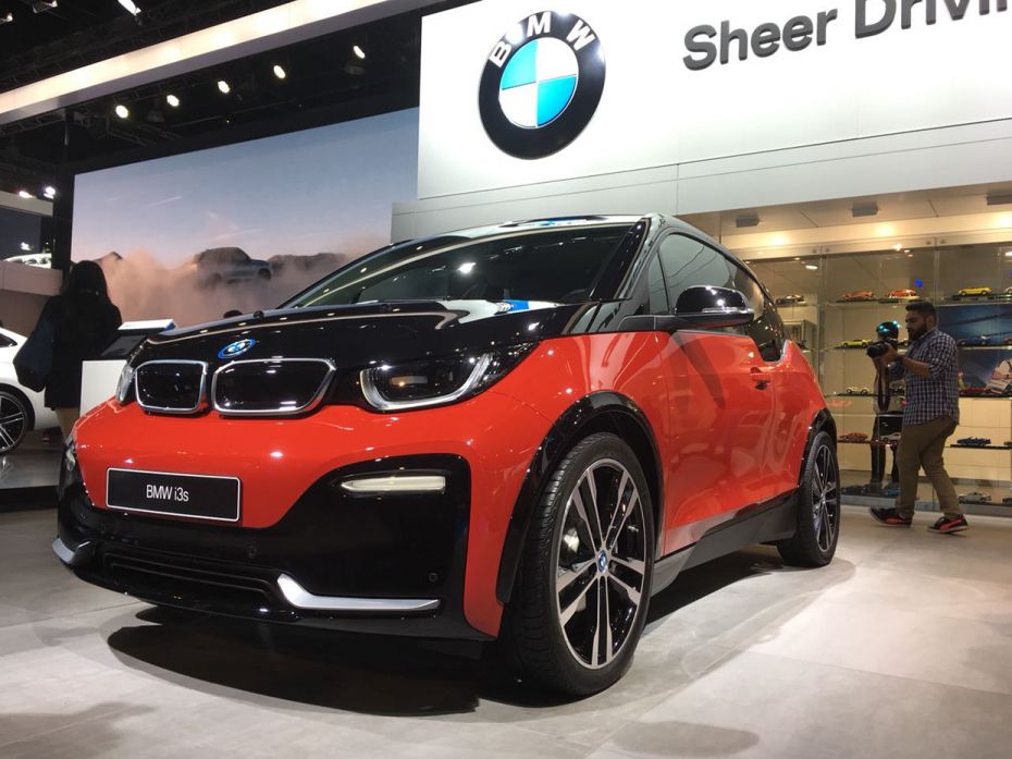 BMW i3s was showcased at Auto Expo 2018                                                             