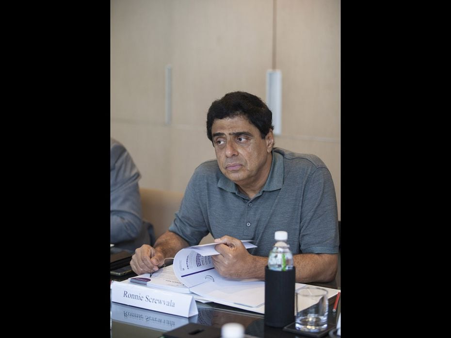 Ronnie Screwvala the co-founder and chairman of UpGrad listening intently to the deliberations at th