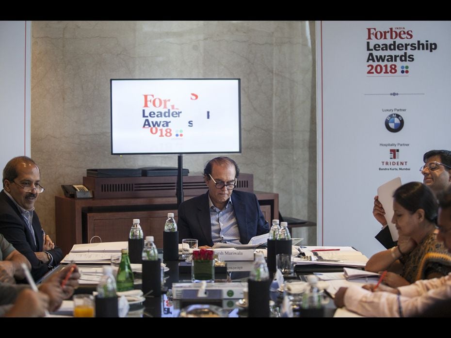 The jury meeting to select the winners of the Forbes  India Leadership Awards 2018 was held in Mumba