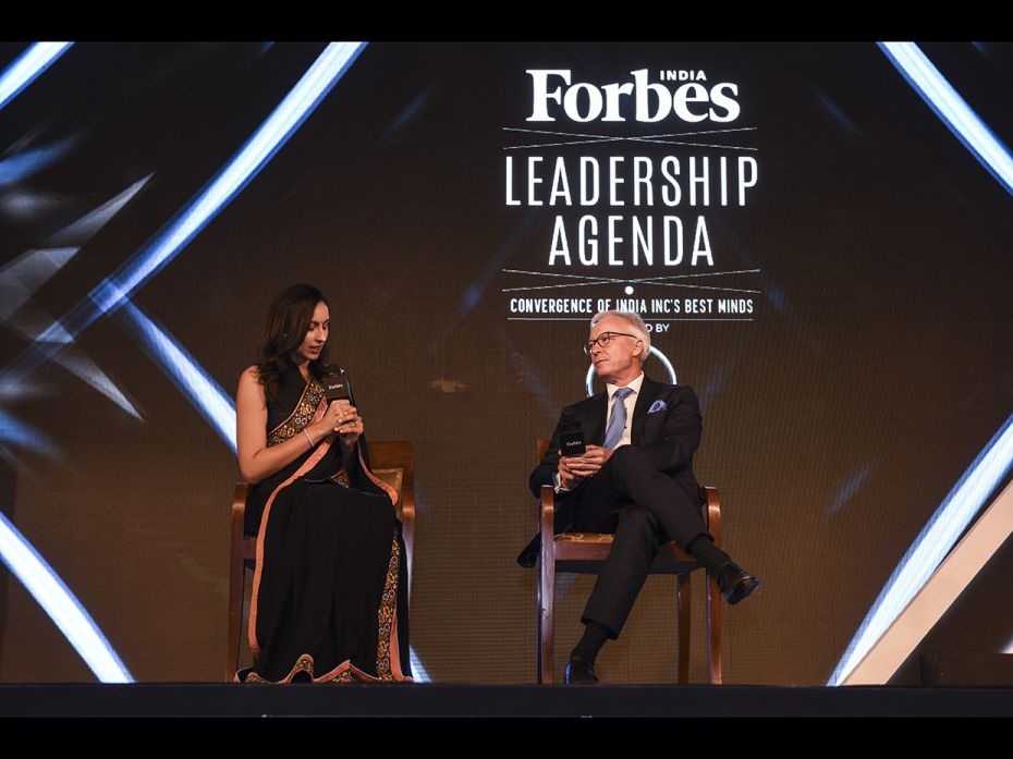 Forbes India Special Correspondent and Forbes India Leadership Agenda emcee Varsha Meghani in conver