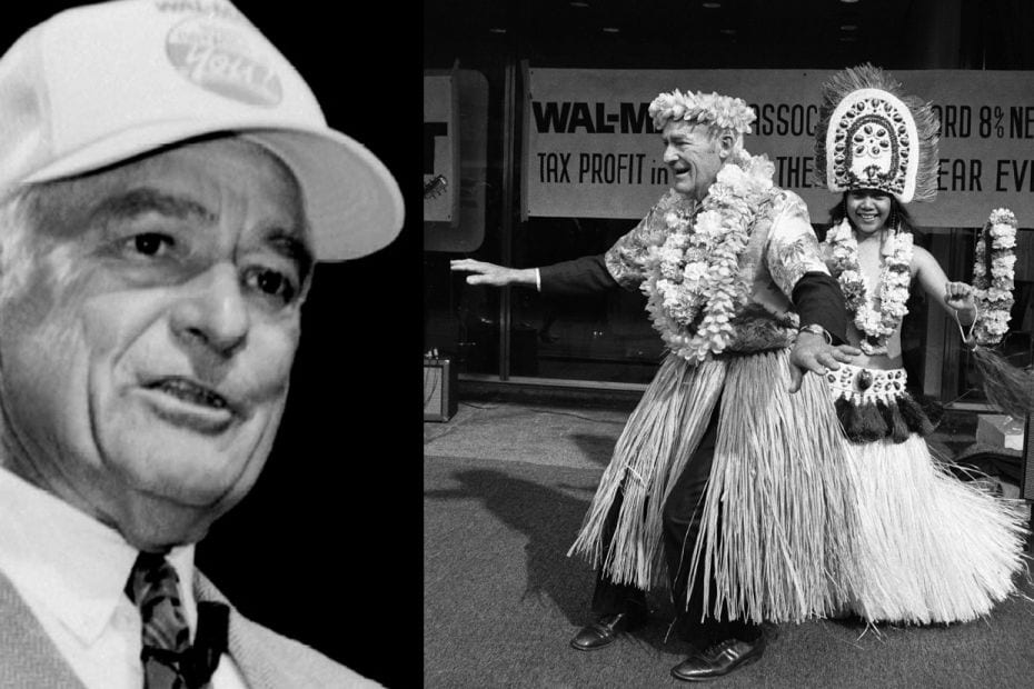 Walton had made a promise to his employees (whom Walmart calls associates) that he would do the hula