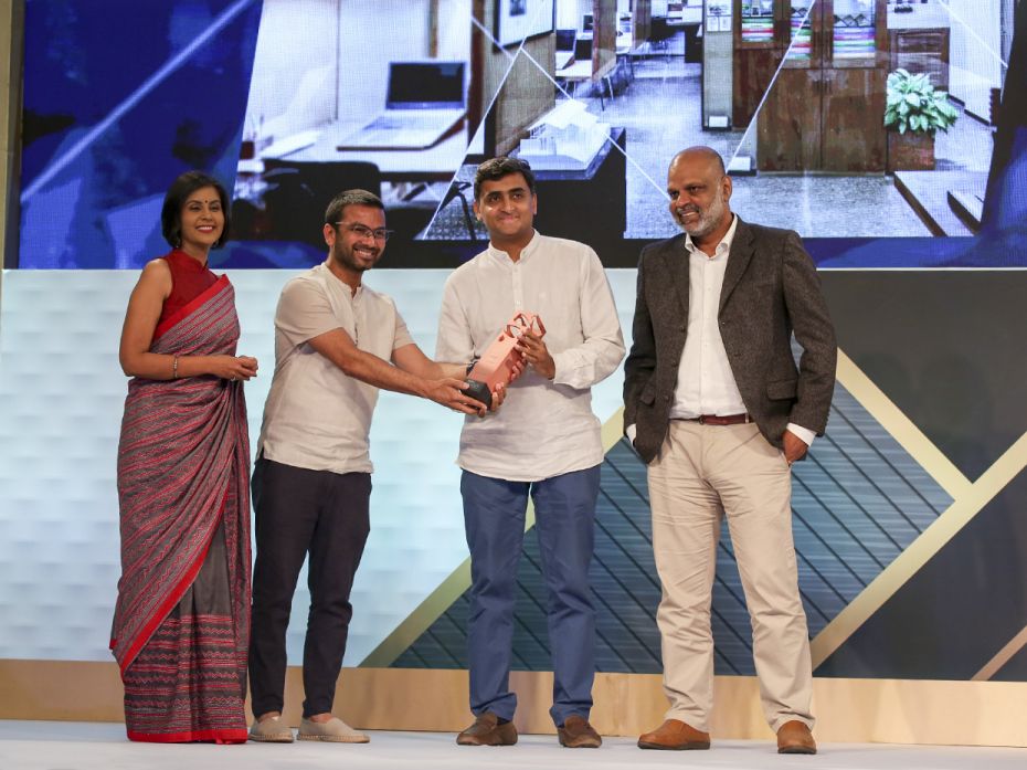 Award winner Artha Studio for Interior Office presented by Manisha Natarajan and Brian Carvalho     