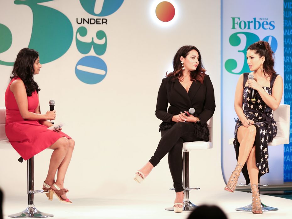 Panel discussion on 'Women defining success on their own terms' with sports anchor Mayanti Langer an