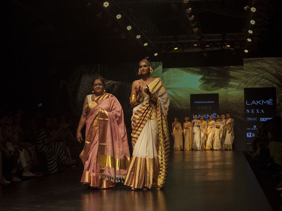 Designer Usha Devi Balakrishnan’s lifelong passion has been textiles and handlooms, which resu