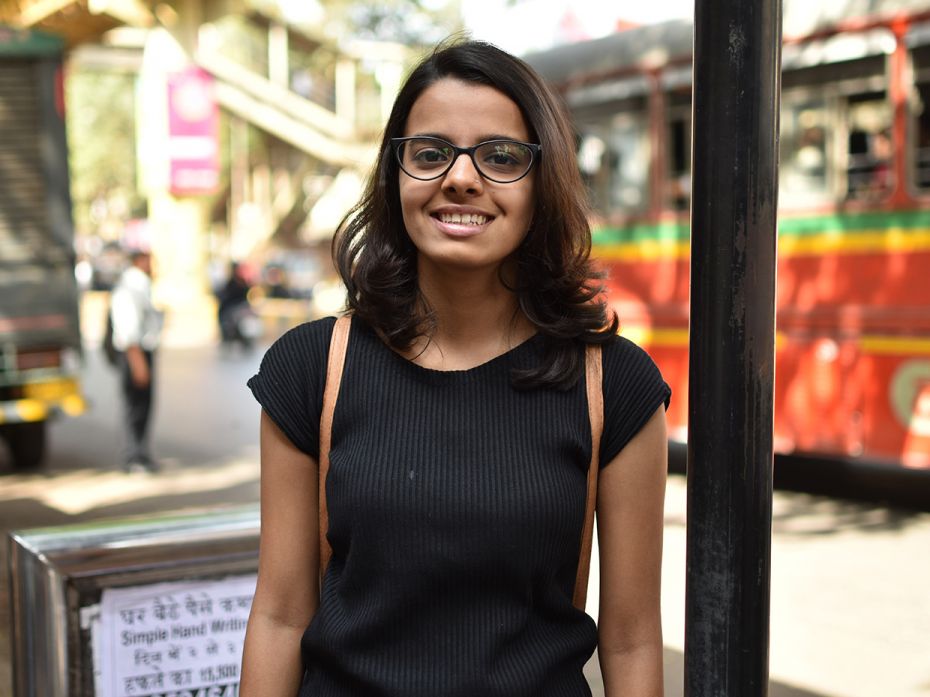 Jill Somani (19) supports the BJP but hopes that the government won't stoke communalism. She bel