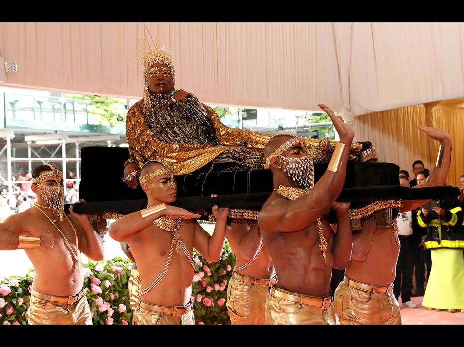 Billy PorterAmerican performer Billy Porter made a lavish, Egyptian pharaoh-entrance at the Met Gala