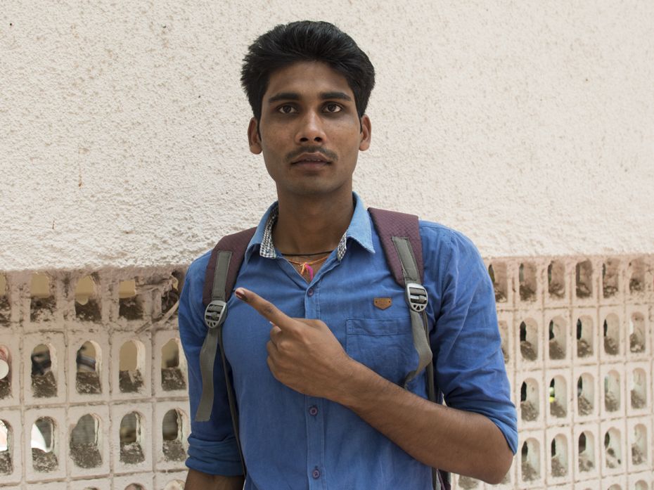 Nand Lal Yadav (19), a BSc (IT) student at Dandekar College, Palghar, expects the incoming governmen