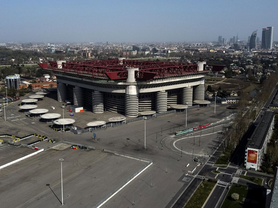 MILAN, ITALY: Giuseppe Meazza (also known as San Siro stadium), where FC Internazionale and AC Milan