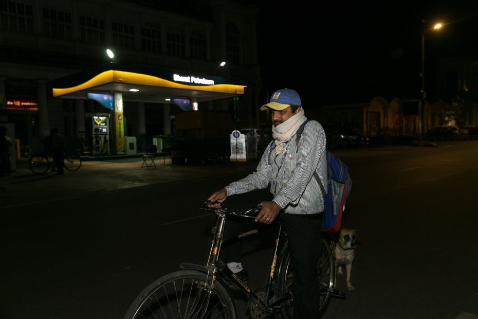 Ramesh Kumar, an attendant at the Bharat Petroleum pump in Connaught Place says he has never seen an