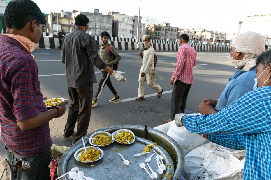 So many samaritans on an afternoon doling out food and water, that this could rewrite the book. Peop