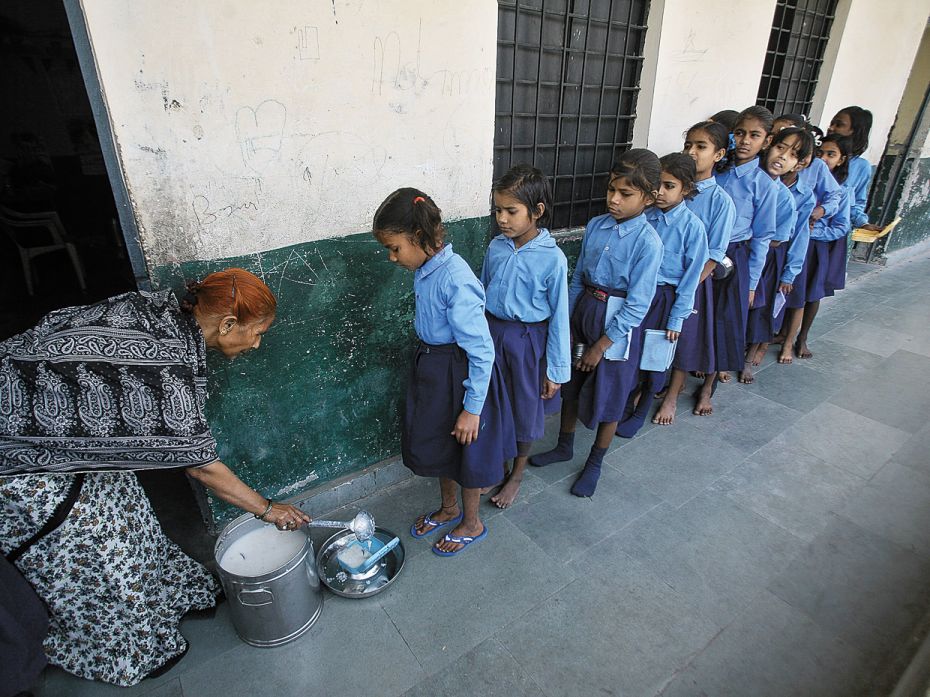 Mid-Day Meal Scheme
The Mid-Day Meal Scheme was started to reduce school dropout rates and to comba