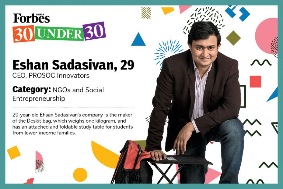 Eshan Sadasivan  CEO, PROSOC Innovators
Click to view the full list