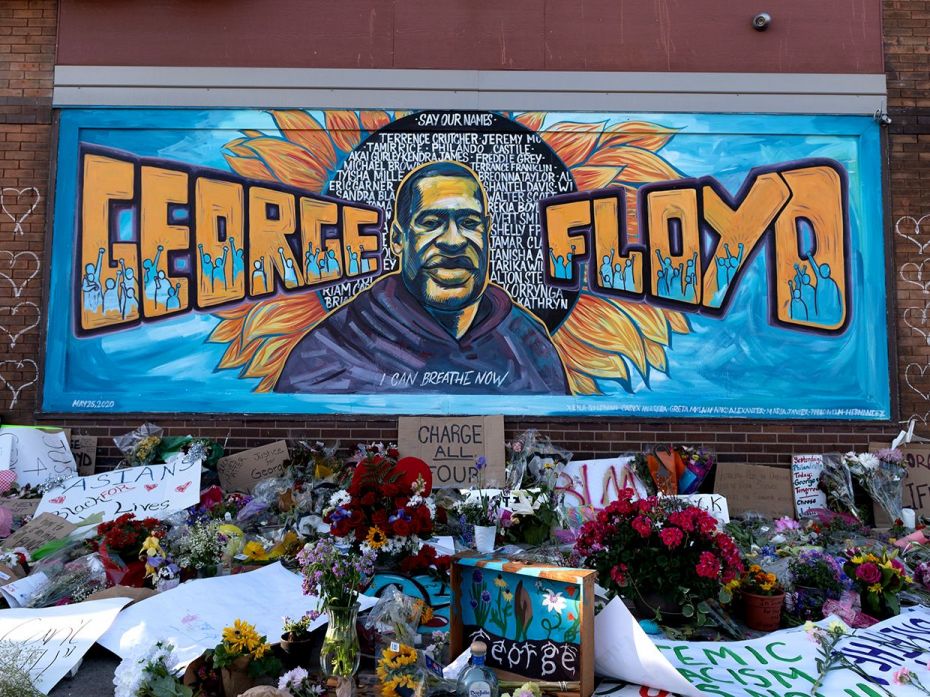 MINNEAPOLIS – May 31: Members of George Floyd's family join a community memorial for the man k