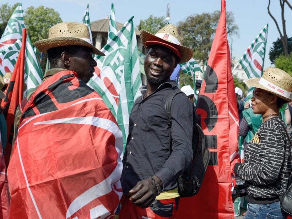 ITALY, 2019
Thousands of workers in the agricultural sector protest in a demonstration entitled 