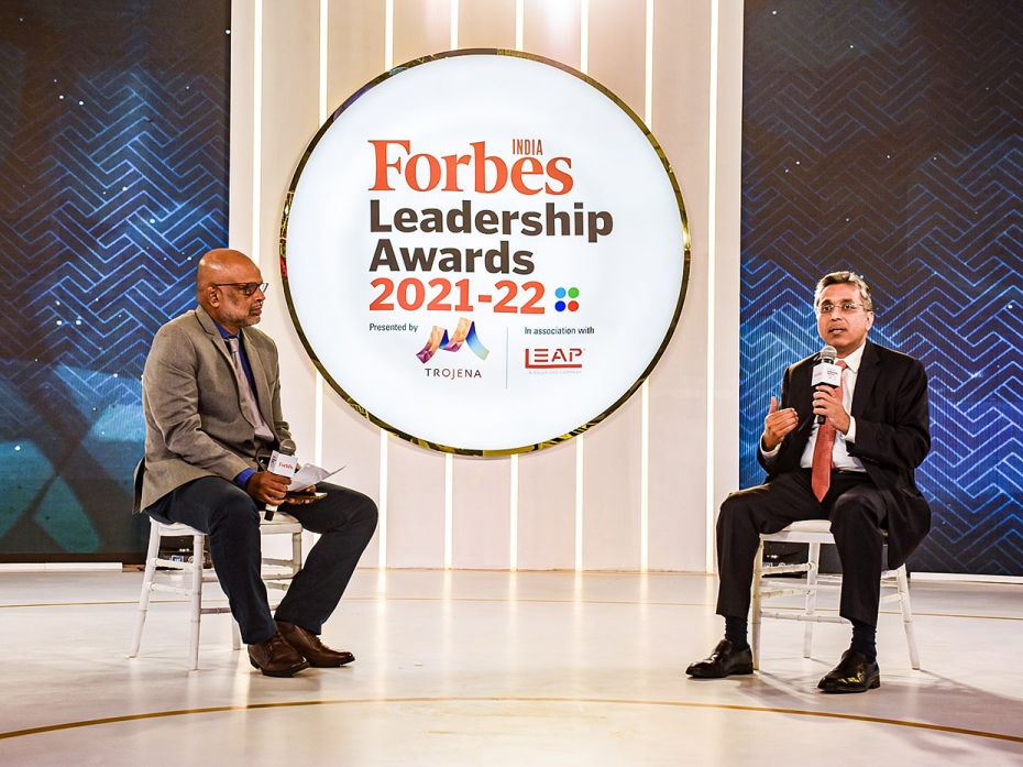 Forbes India editor Brian Carvalho in conversation with Mahindra Group CEO Dr Anish Shah. The elusiv