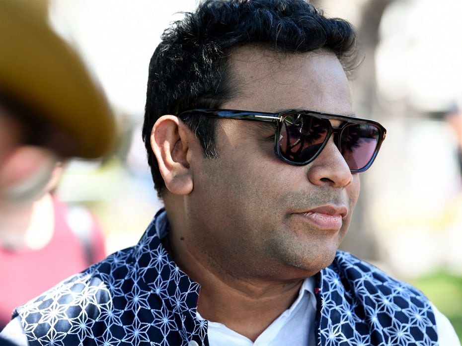 Composer A. R. Rahman is seen on the Boulevard de la Croisette. The two-time Oscar-winning musi