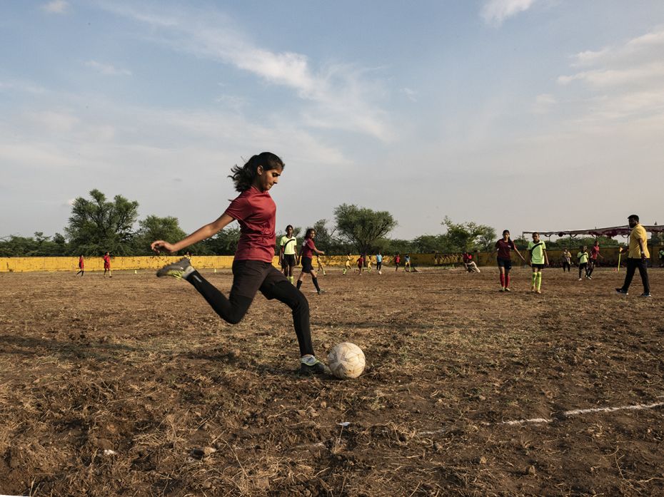 “My parents didn’t allow me to play, saying football is only for boys, and they did not 