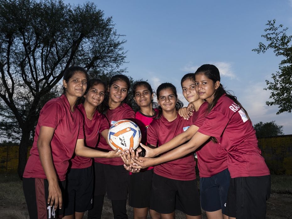 For all these young football players, sports is a unifying tool. It doesn’t matter which caste