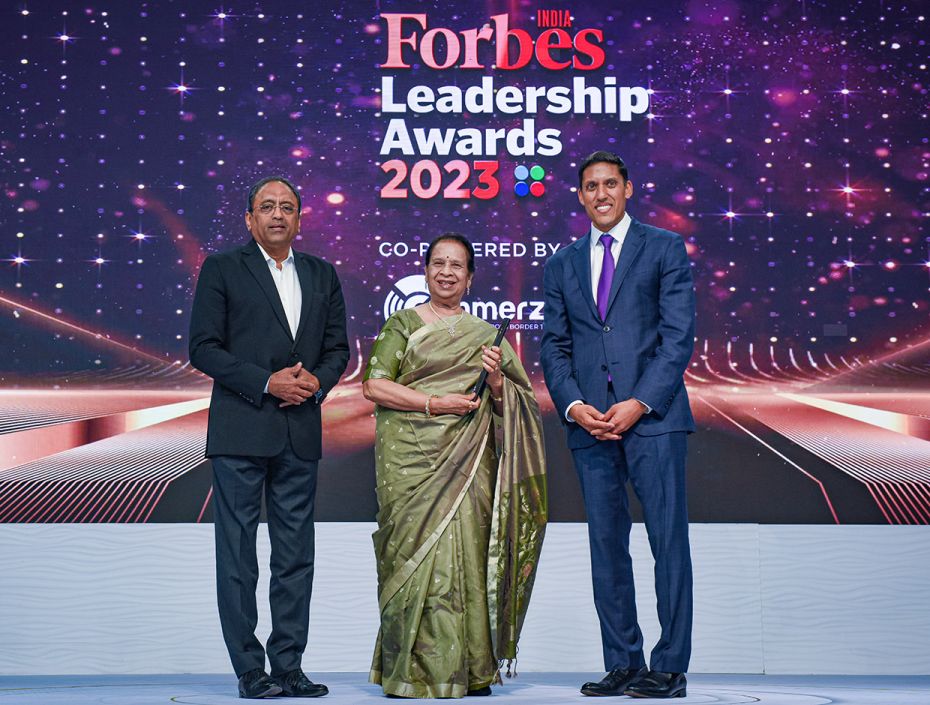 The Forbes India Leadership Awards 2023 Lifetime Achievement was awarded to AM Naik, non-executive c